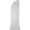 Ekena Millwork Quarter Round Top Right Surface Mount PVC Gable Vent w/ 2"W x 2"P Brickmould Sill Frame, 12"W x 42"H GVPQR12X4203SN - alternate 5